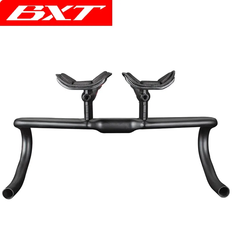 BXT BIKE Handlebar Bicycle Bike Armrest Handlebars TT Rest Bar Black for Mountain Road Bicycle Bike Racing Handlebars