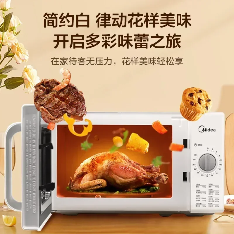 Microwave Oven - Household Multi - function. Turntable. Mechanical Side - pull. Small Oven 20L.