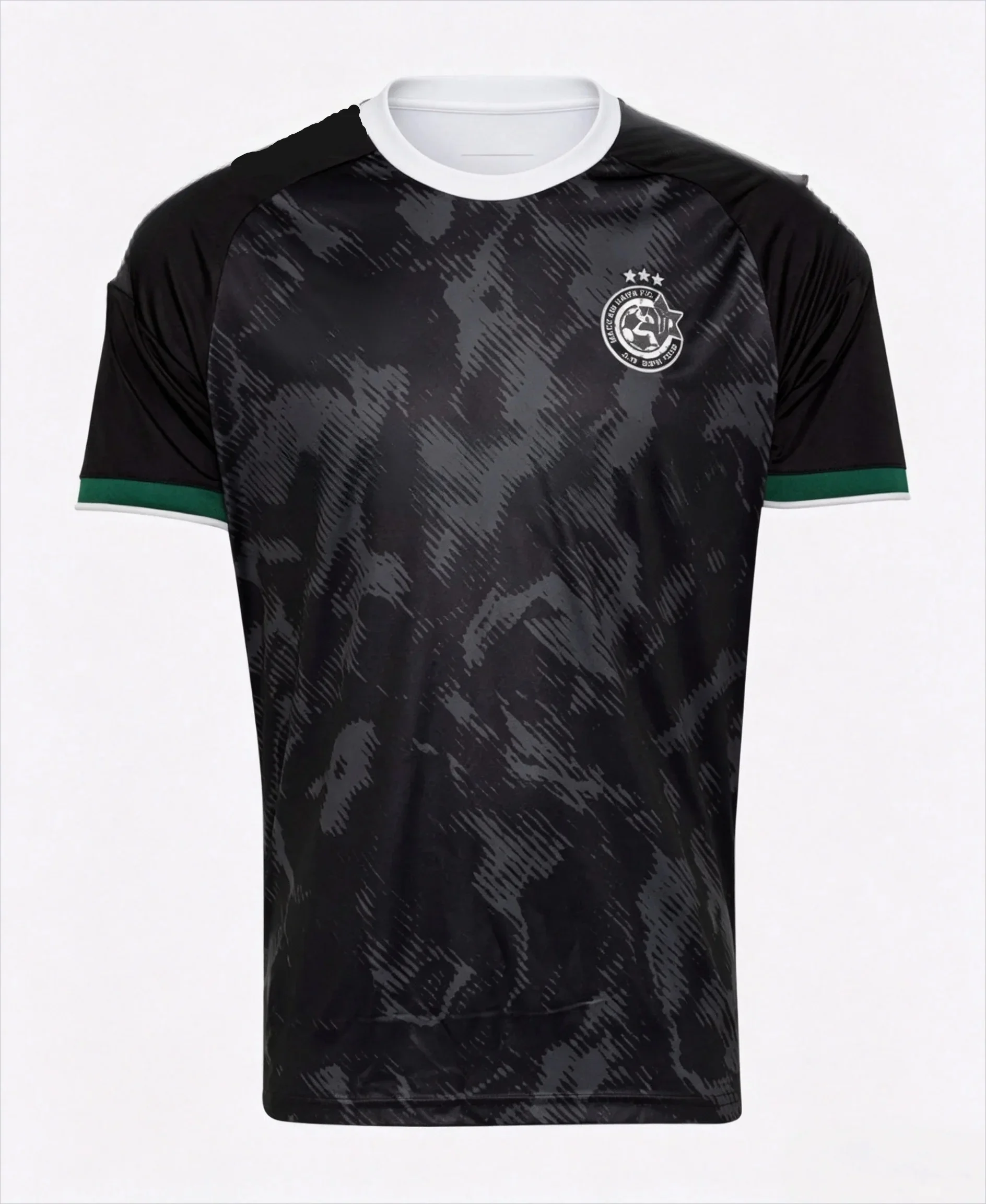 Bestseller 3D-Druck Fußballtrikot T-Shirt von Maccabi Haifa, Israel, mit Sportkomfort für 2026, Familiengröße – Detail 4
