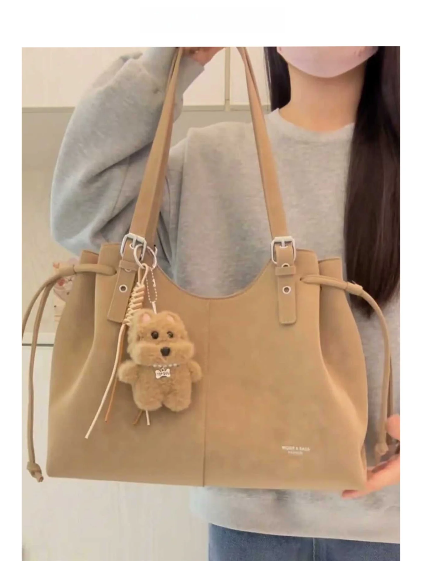 fashionable-suede-leather-tote-bag-women's-commuter-new-2026-large-capacity-spring-mermaid-single-shoulder-bag-for-work