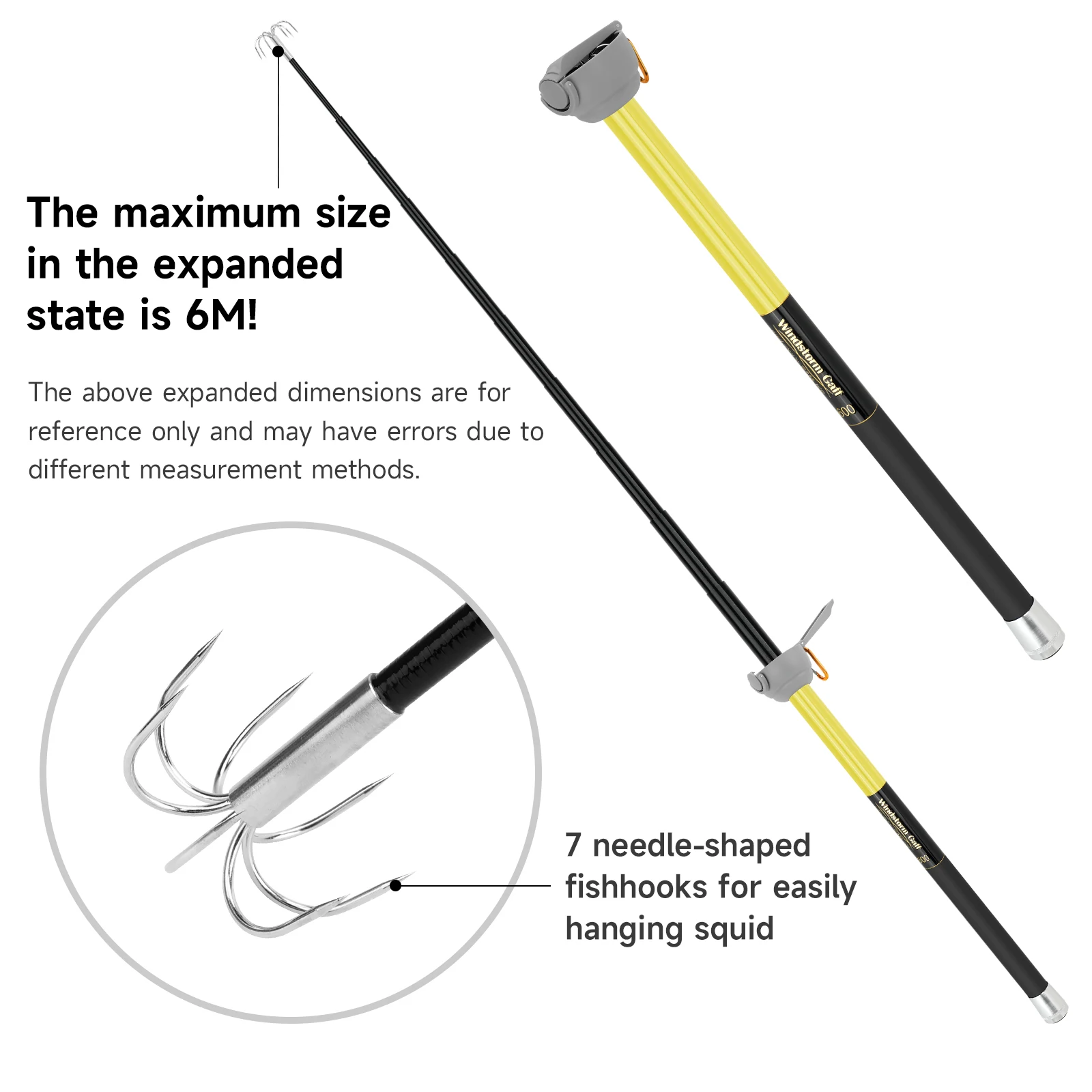 6m fishing pole 6 Customs - Salty 6 - Coastal Rod Series 7'0" - Medium and it is suitable for various scenarios 6th Sense 6 Customs