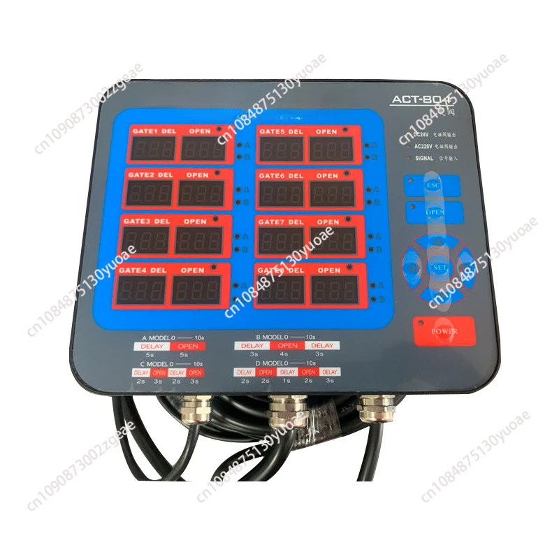 Hot Runner Timing Controller Delayer, Oil Valve Time Controller, 8 Points Mold Injection Molding Machine, Pin Valve, 8 Groups