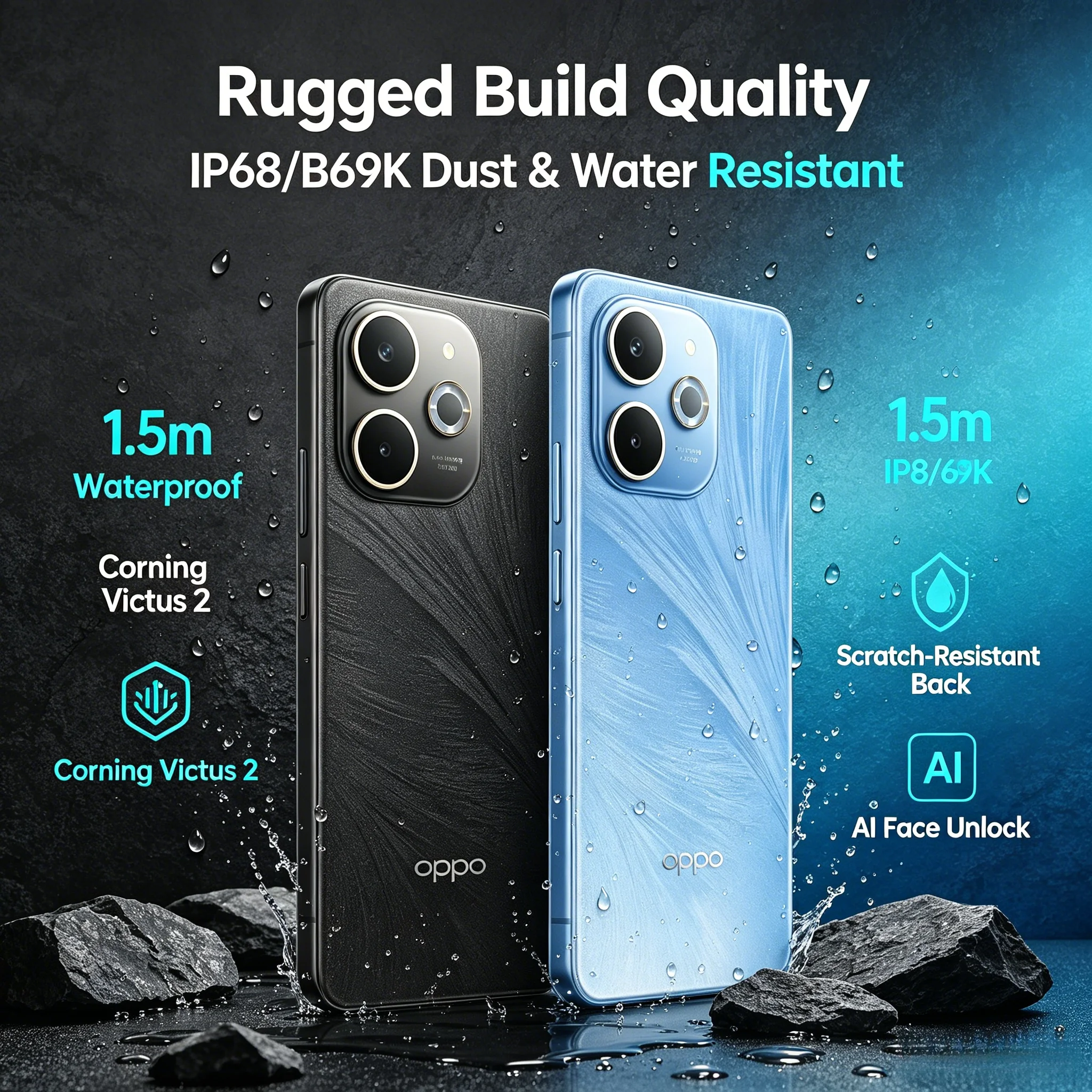 2026 New OPPO A5 Pro 5G Smartphone 6.67' Eye-Care Display 5800mAh Battery 45W Fast Charge AI Dual Camera Dual SIM Unlocked