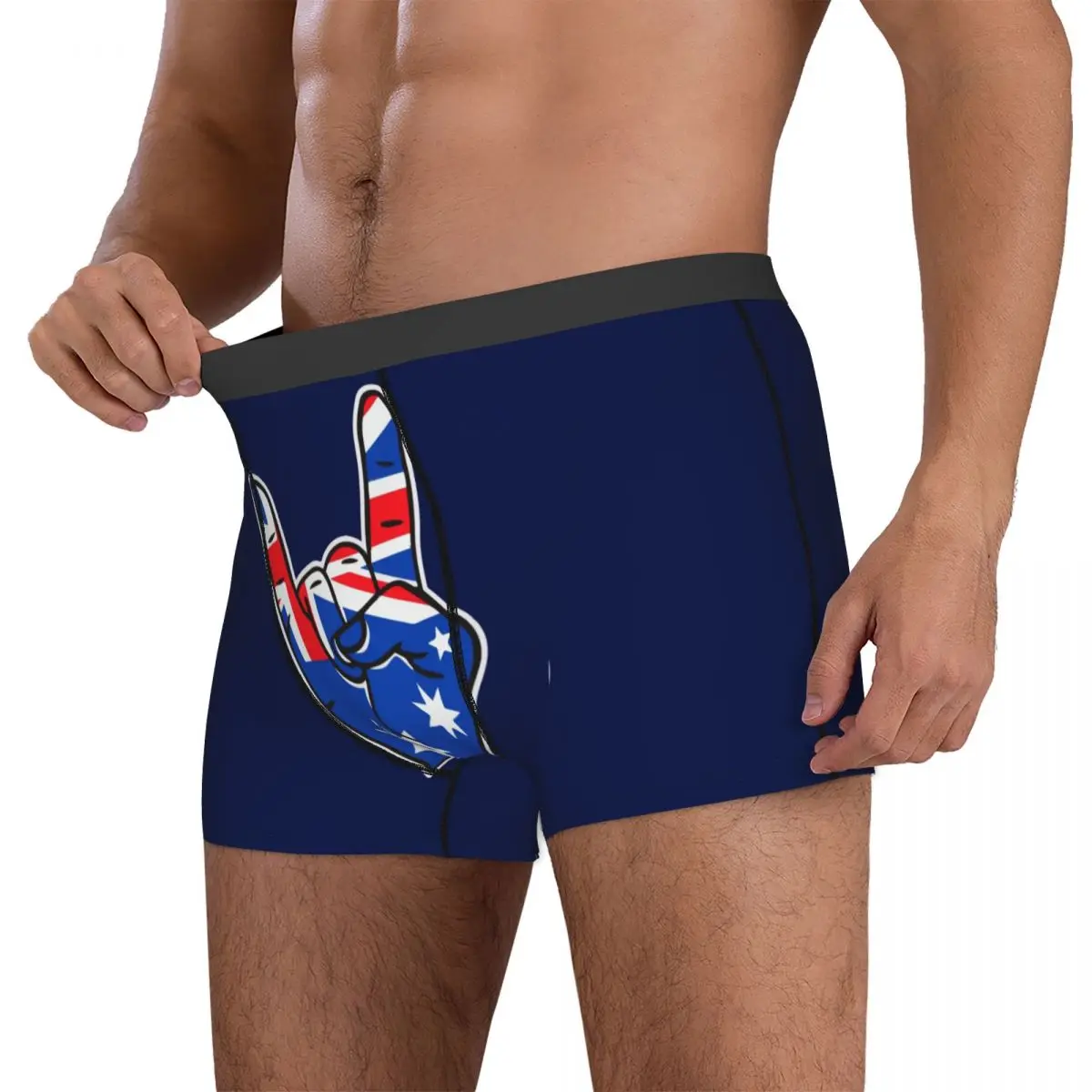 Boxer Underpants Shorts Classic Rock Uk Panties Male Comfortable Underwear for Homme Man Boyfriend Gifts