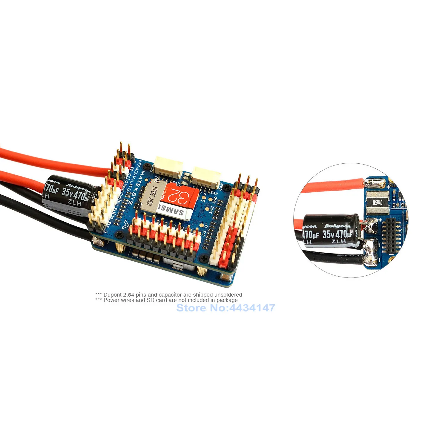 MATEK System H743-WLITE Flight Controller Built-in OSD Blackbox  2-6S LiPo 90A For FPV Fixed Wing Drone F765-WSE Upgrade