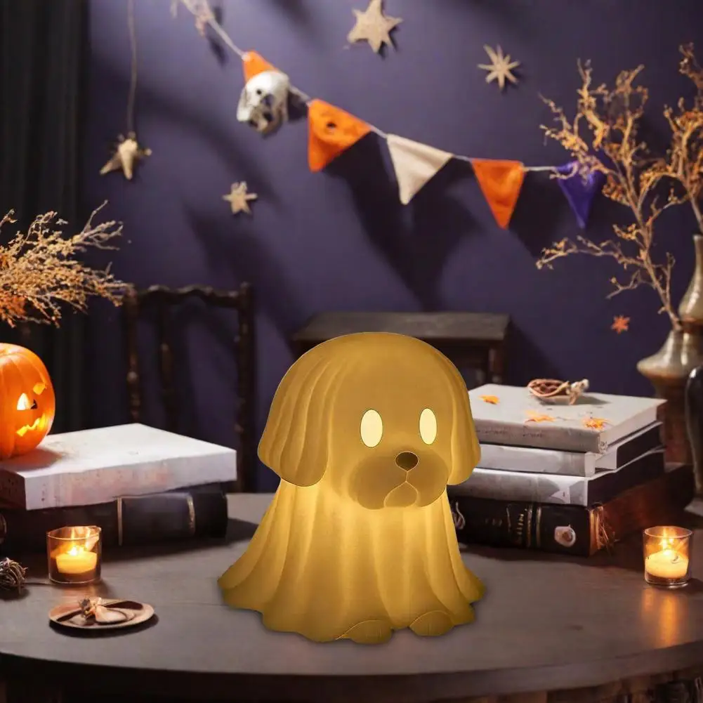 Decoration Light Halloween Dachshund Ghost Lamp Set Led Puppy Night Lights for Dog Lovers Spooky for Halloween for Bedroom - Image 2