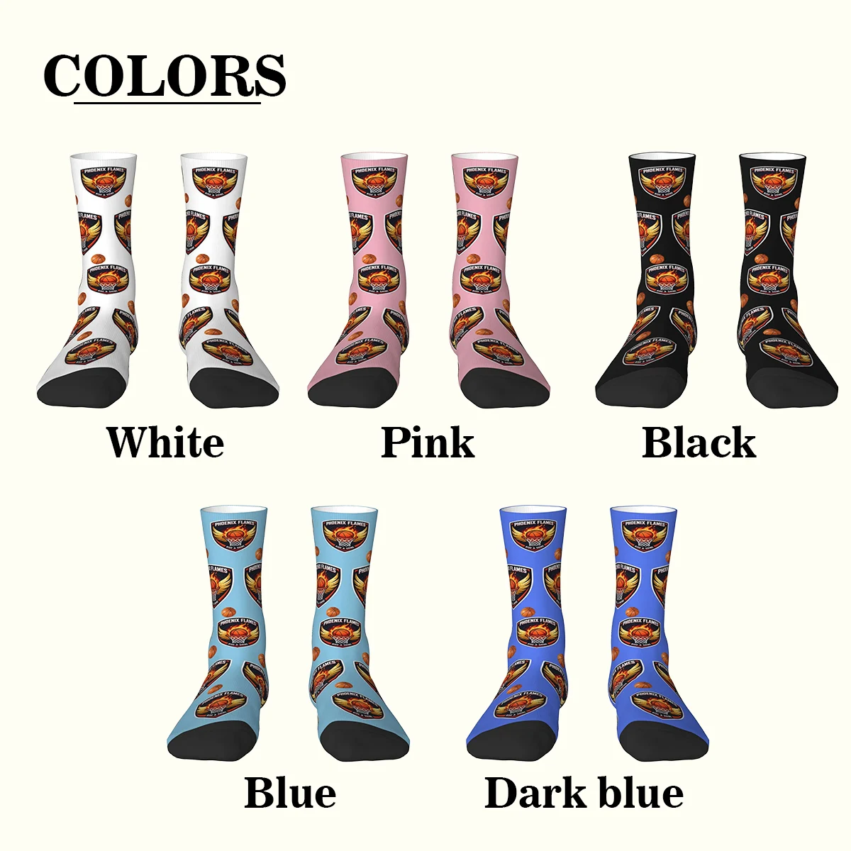 جوارب مخصصة بشعار الفريق المخصصة بشعار مخصص جوارب وجه مبتسم مناسبة كجوارب منقوشة لهدايا الكبار للأصدقاء أو fo #2