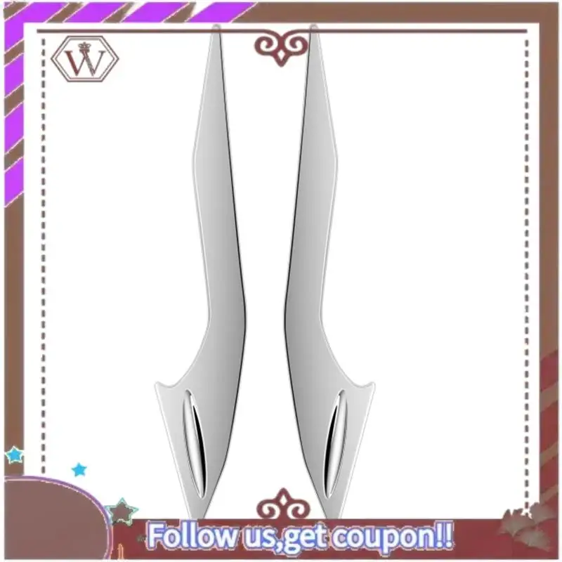 

A57E-Car Headlights Eyebrow Eyelid Trim Cover Sticker Stainless Steel Car Styling For Toyota Sienta 2024