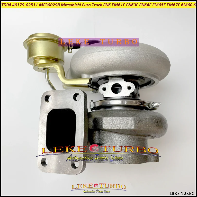 Turbo TD06 49179-02511 ME300298 Turbocharger For Mitsubishi Fuso Truck FN6 FM61F FN63F FN64F FM65F FM67F 2003- 6M60 6M60T 6M60T2