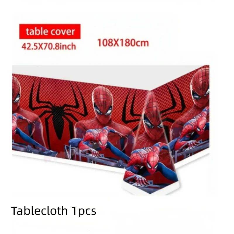 Cartoon Spider Themafeest Decoratie Tafelkleed Feestartikelen Tafelkleed Superhelden Jongens Favorieten Babyshower Verjaardagsfeest Cadeaus