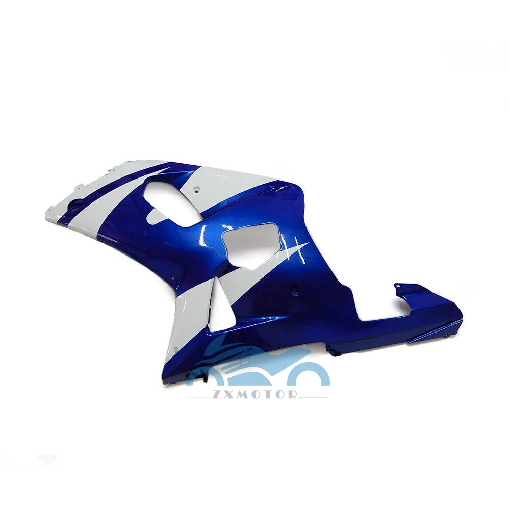 ABS Plastic Fairing kit for SUZUKI GSXR600 750 K1 01 02 03 GSXR 600 GSXR750 2001 2002 2003 Fuel Tank Blue White Bodywork Set