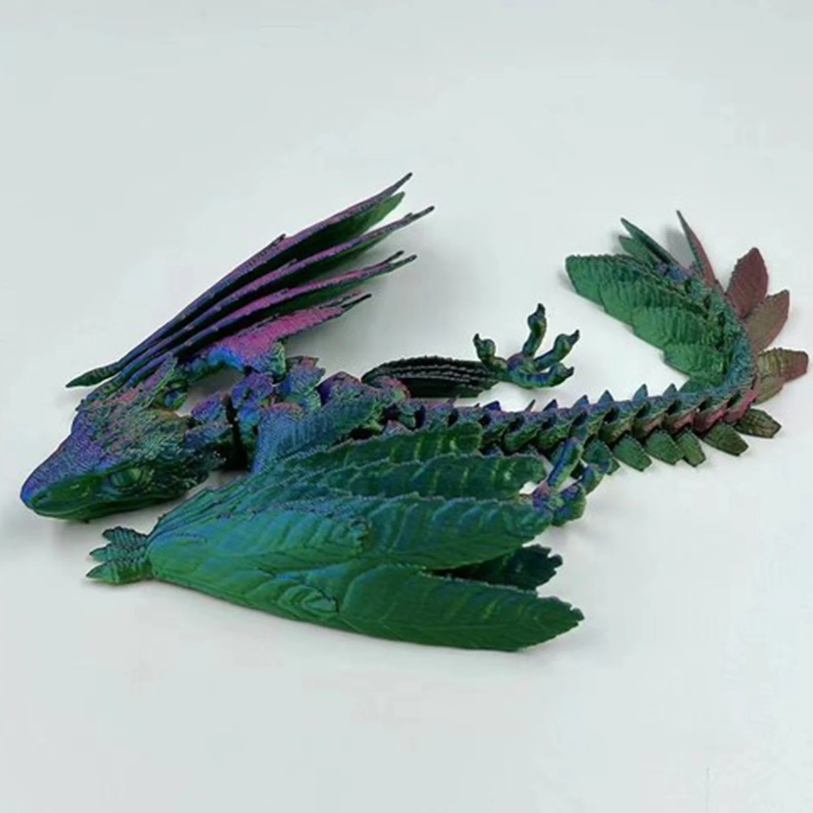 3D Printed Dragon Model Toy Portable and Lightweight Figurine Ornaments for Kids Boys Girls Birthday Gifts