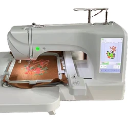 Yeshi Household electric mini portable electric crafting mending sewing machine with LCD panel embroidery machines for garment