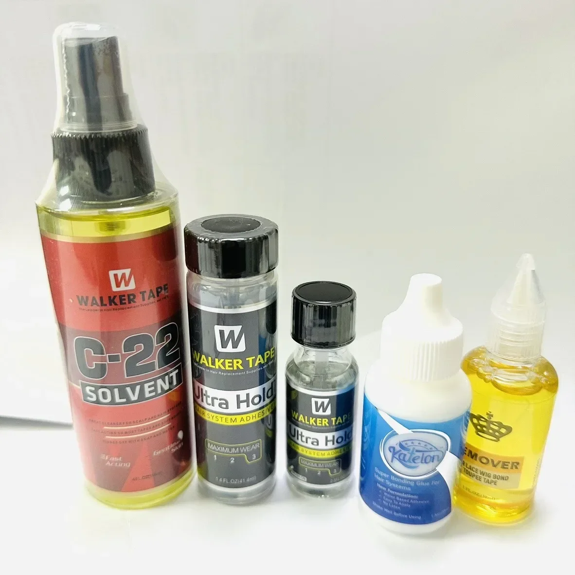 

Оптовая продажа, 5 шт., 1,4 унции, 41,4 мл, лента Walker Ultra Hold Hair System, клей для замены волос, кружевной клей для парика или парика на шнурке