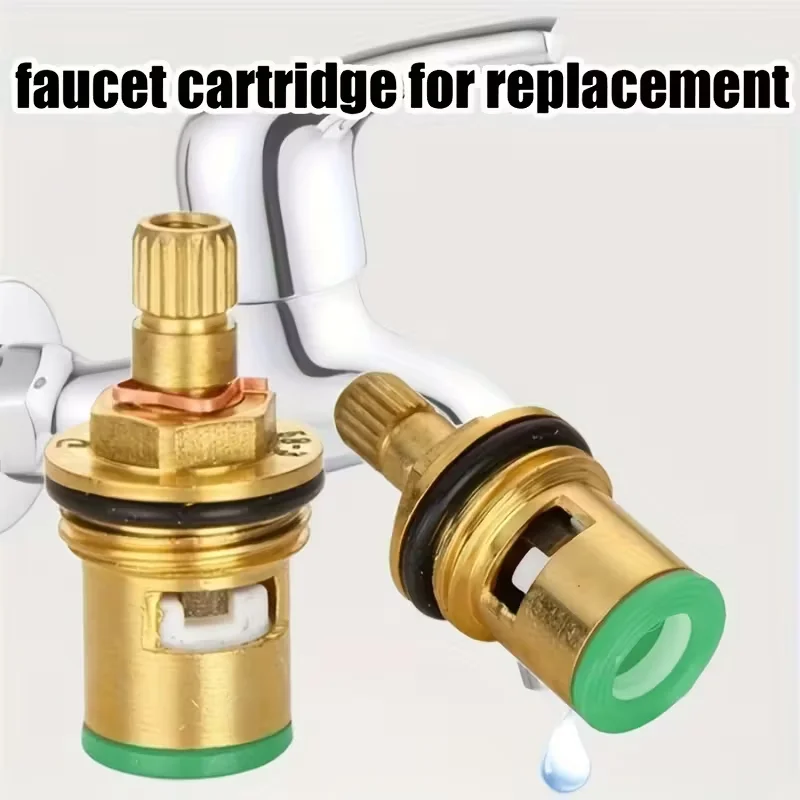 

Brass Angle Valve Core Faucet Valve Core Universal Replacement Tap Valves for Quick Opening Faucets Kitchen/bathroom Accessories