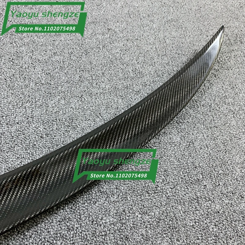 For Maserati Ghibli Carbon Fiber Rear Spoiler Trunk Wing Wald Style 2014 2015 2016 2017- UP