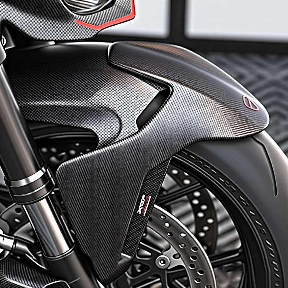 Parafango anteriore in fibra di carbonio 3K per DUCATI Streetfighter Panigale V4 V4S Parafango Splash Guard Kit carenatura Accessori moto