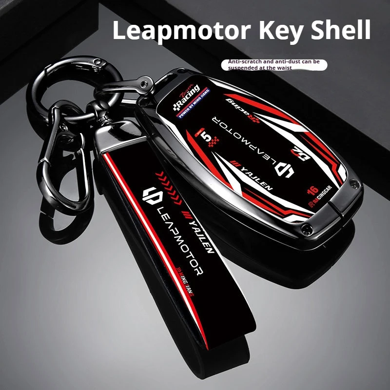 

Zinc Alloy For LEAPMOTOR C11 C01 B10 Key Cover Car High-end Bag Buckle Case Car Key Bag Car Accessories Anti-scratch Tools