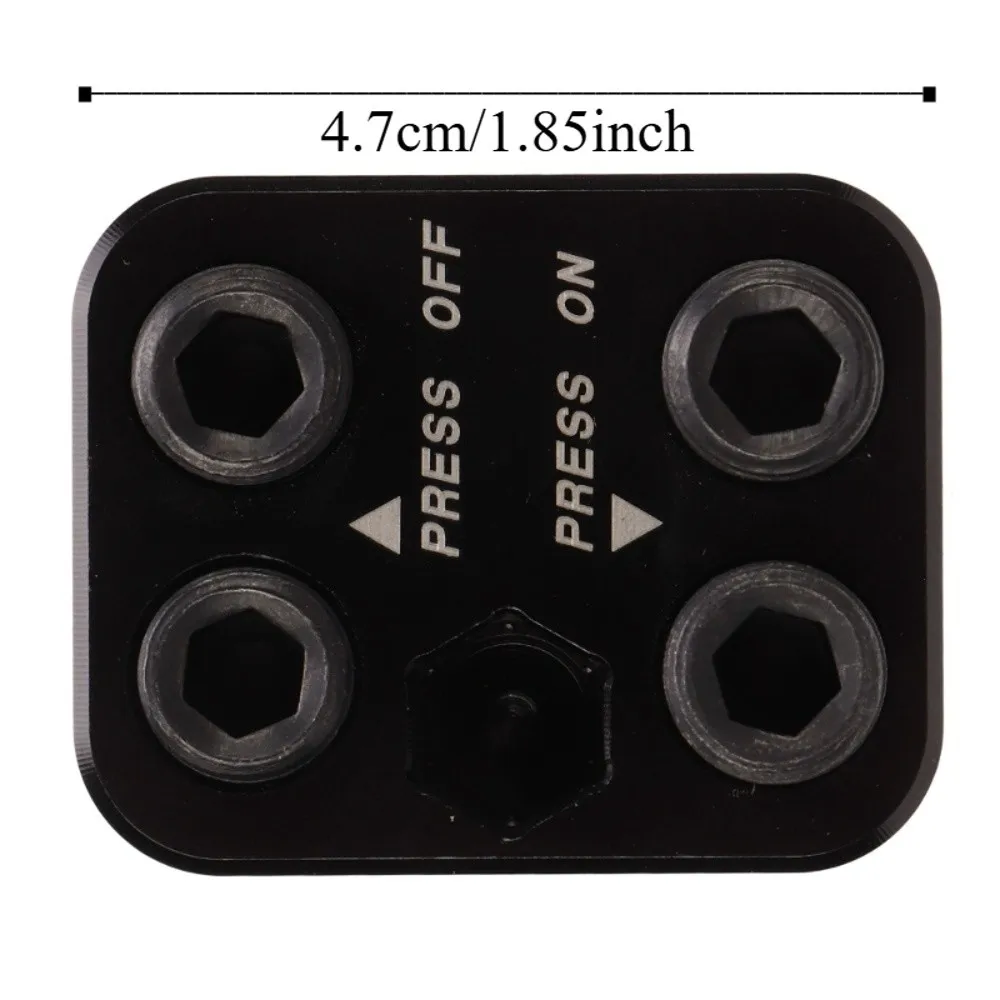 Ferramenta de prensa de corrente de correntes estilo clipe, chave allen preta, ferramenta de rebite de corrente para corrente 520/525/corrente 530