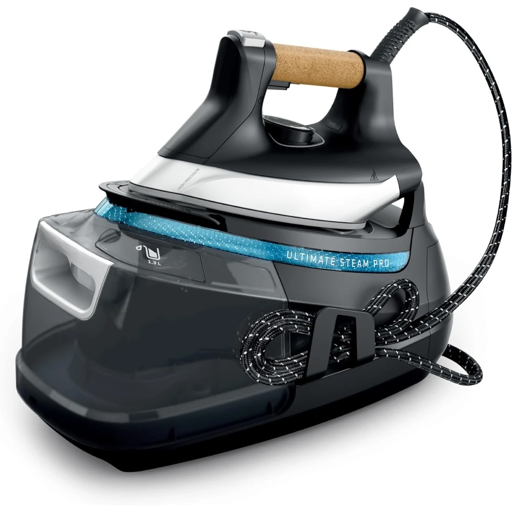 Ultimate Steam Pro Stainless Steel Soleplate Professional 1800W Steam Iron Station