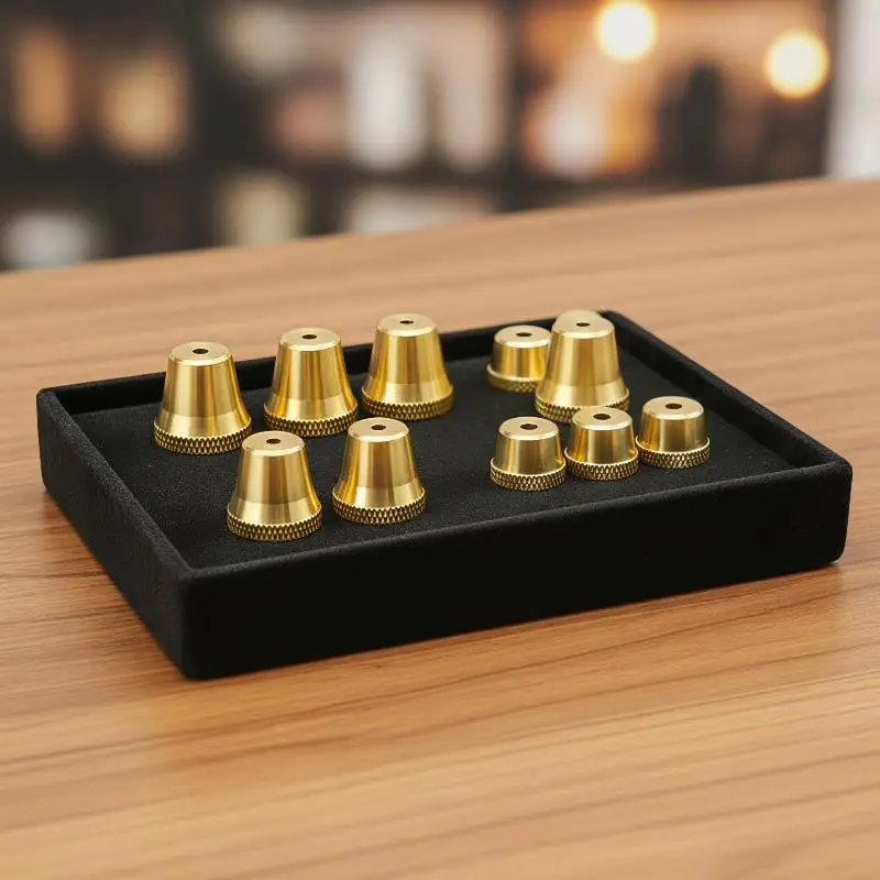 Gift Box Optional Brass Handheld  Filter Mini Dual Use Pipe for Tobacco Cigarette Holiday Gift