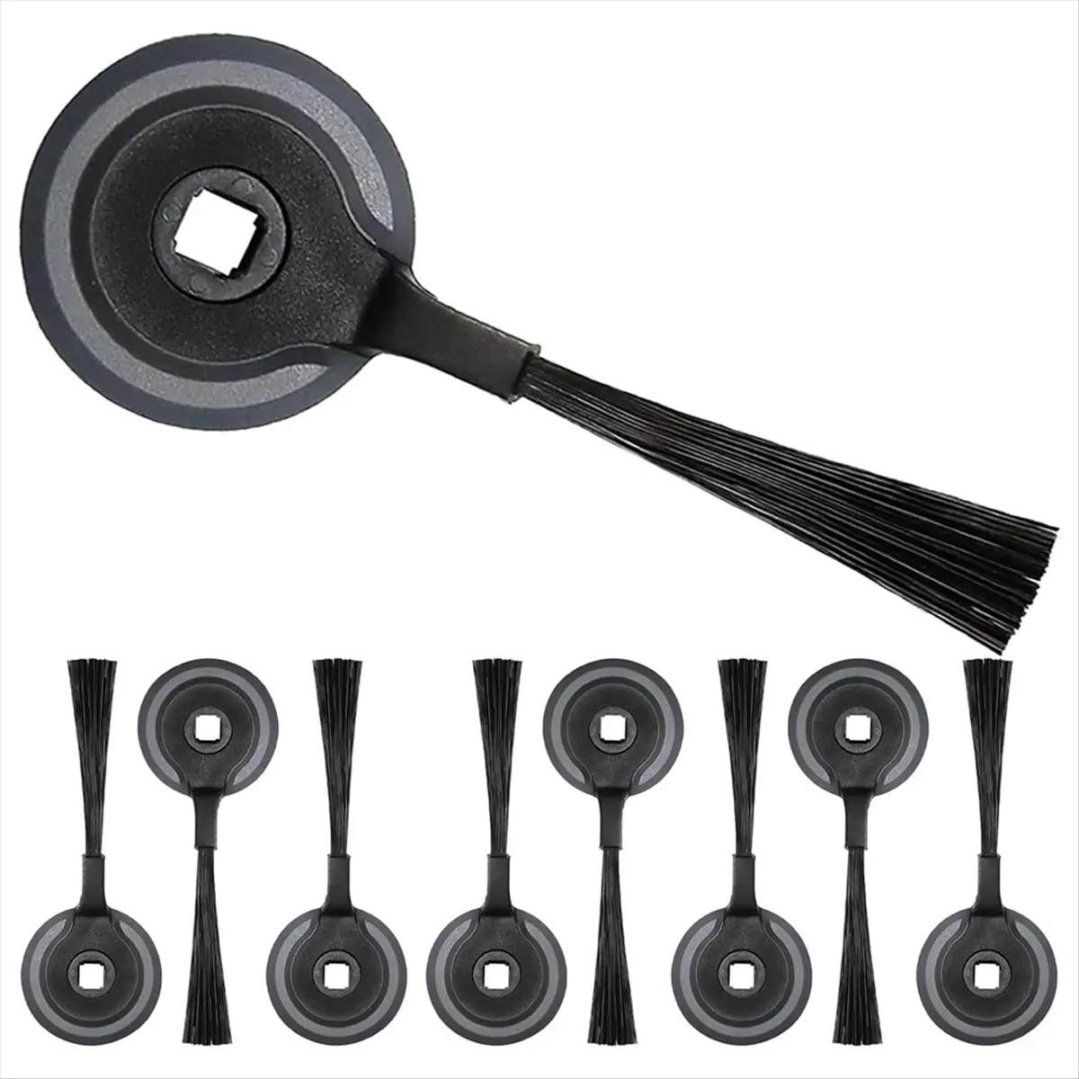 N18R 9 Pack Side Brushes Replacement Part for Robot AV751 S87 R85 RV850 RV850WV R71 R72 R75 S86 R87 R76 RV871 RV761