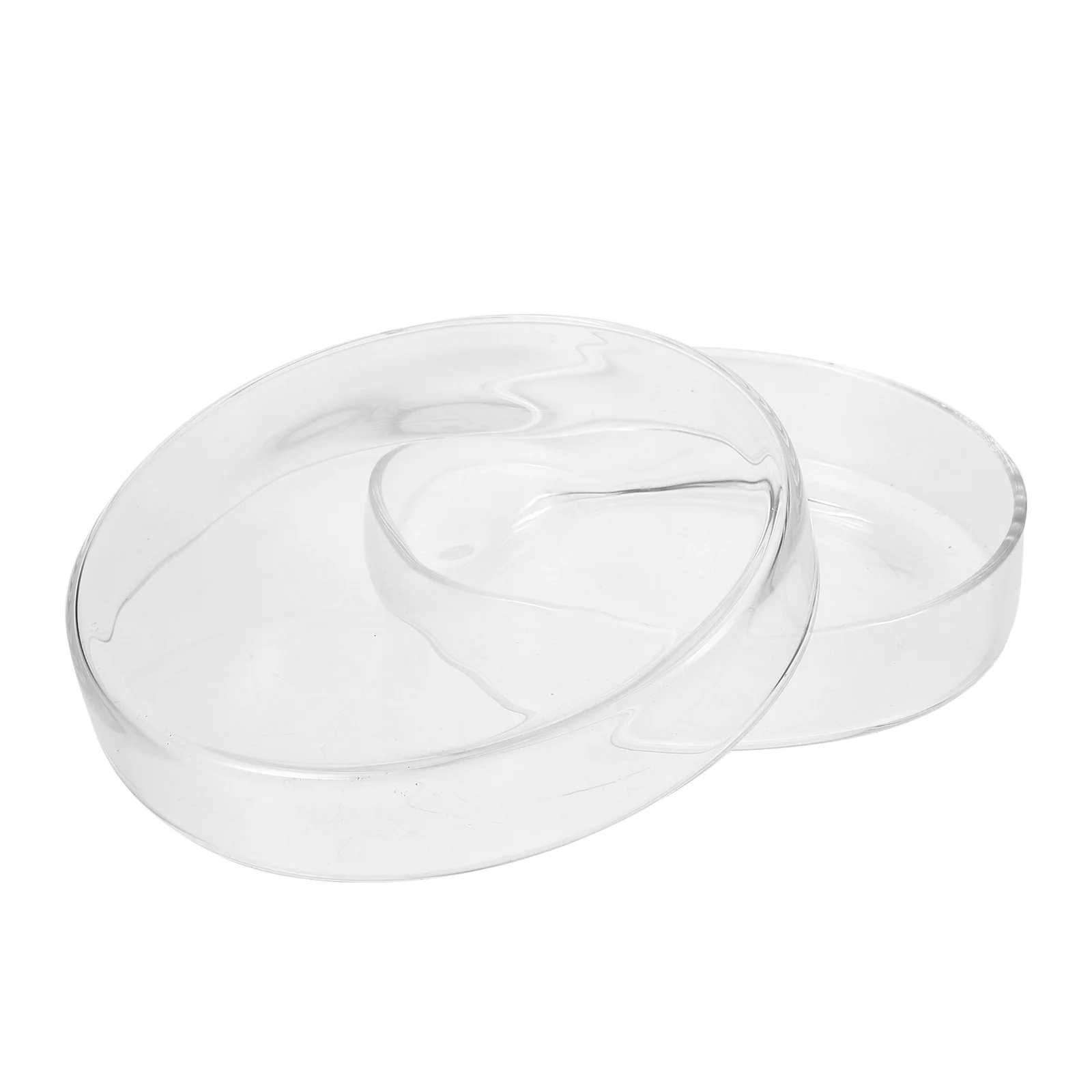 Placa de Petri profesional para cultura celular, diseño de vidrio transparente, adecuado para laboratorio, escuela, experimentos, placas de Petri, 1 Uds.