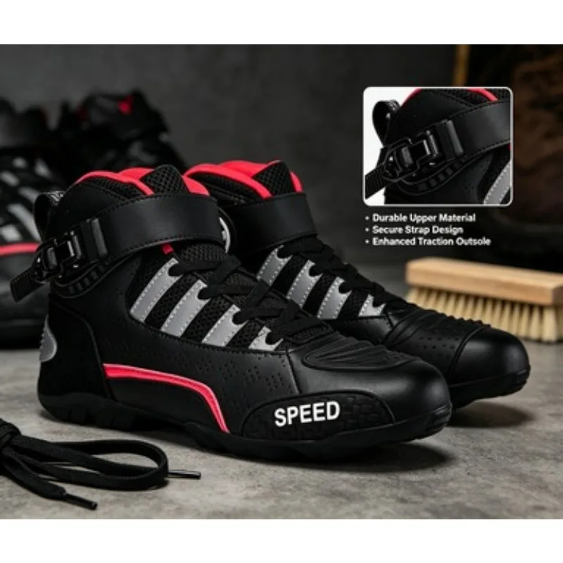 bottes-de-moto-2026-confortables-resistantes-a-l'usure-protectrices-legeres-et-antiderapantes-pour-la-course-et-les-voyages