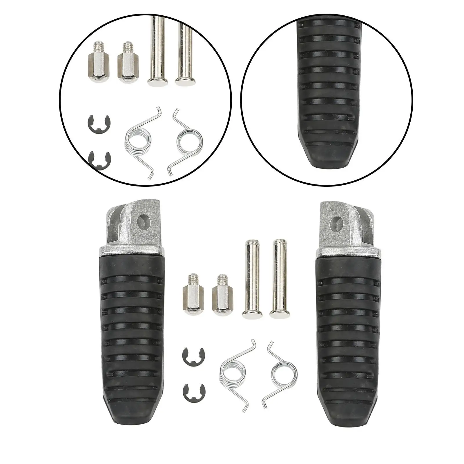 2Pcs Motorcycle Front Footrests Front Foot Pegs for Suzuki B-king image 5
