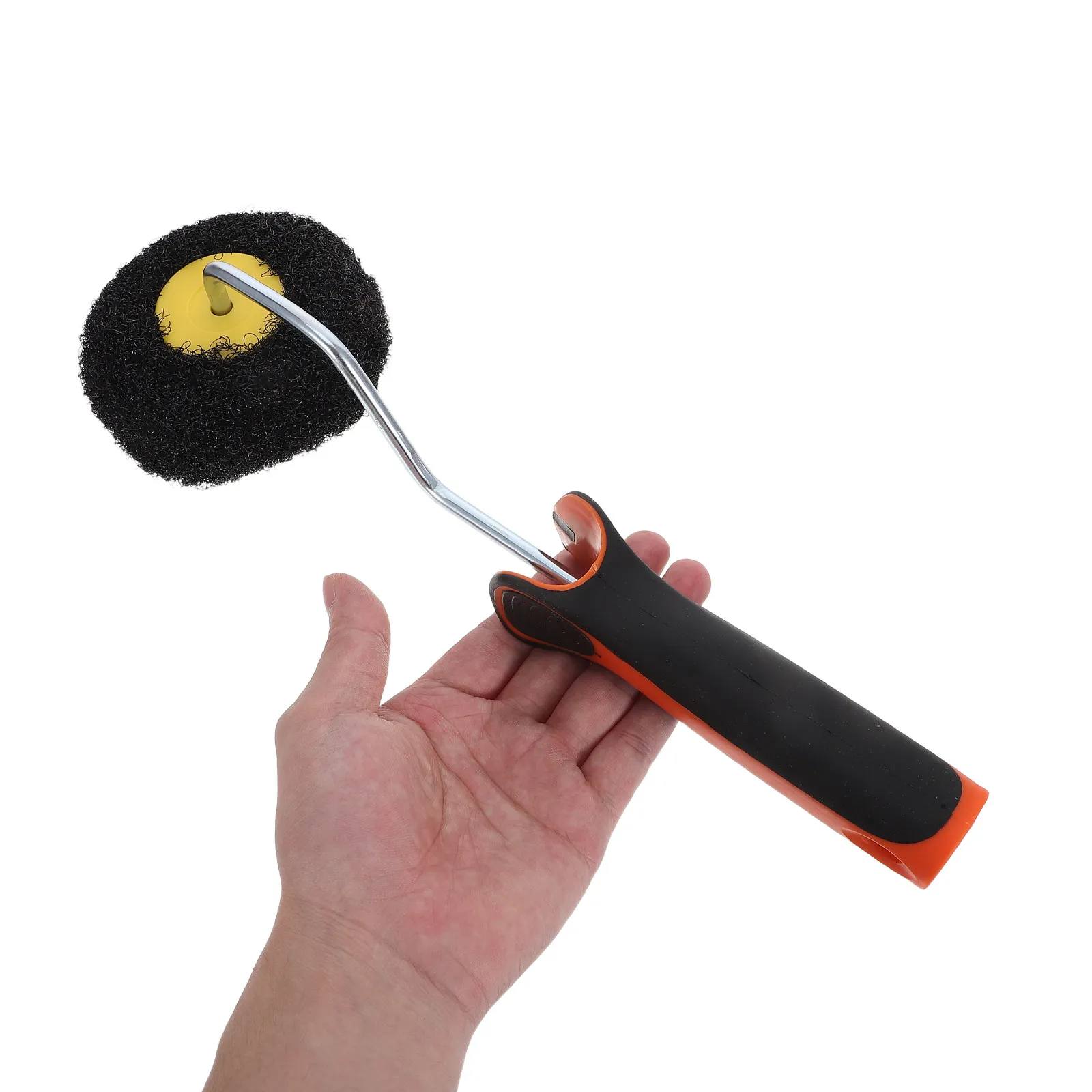 3.5 Inch Drywall Corner Roller Pumpkin Shape Wide Thick Brush Wall Filler Putty Application Tool Wall Repair Rolling Brush
