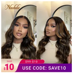 Nadula 7x5 Bye Bye Knots™ Glueless Lace Balayage Highlight Body Wave Wig No Burden Lace Closure Wig Ready to Go Human Hair Wigs