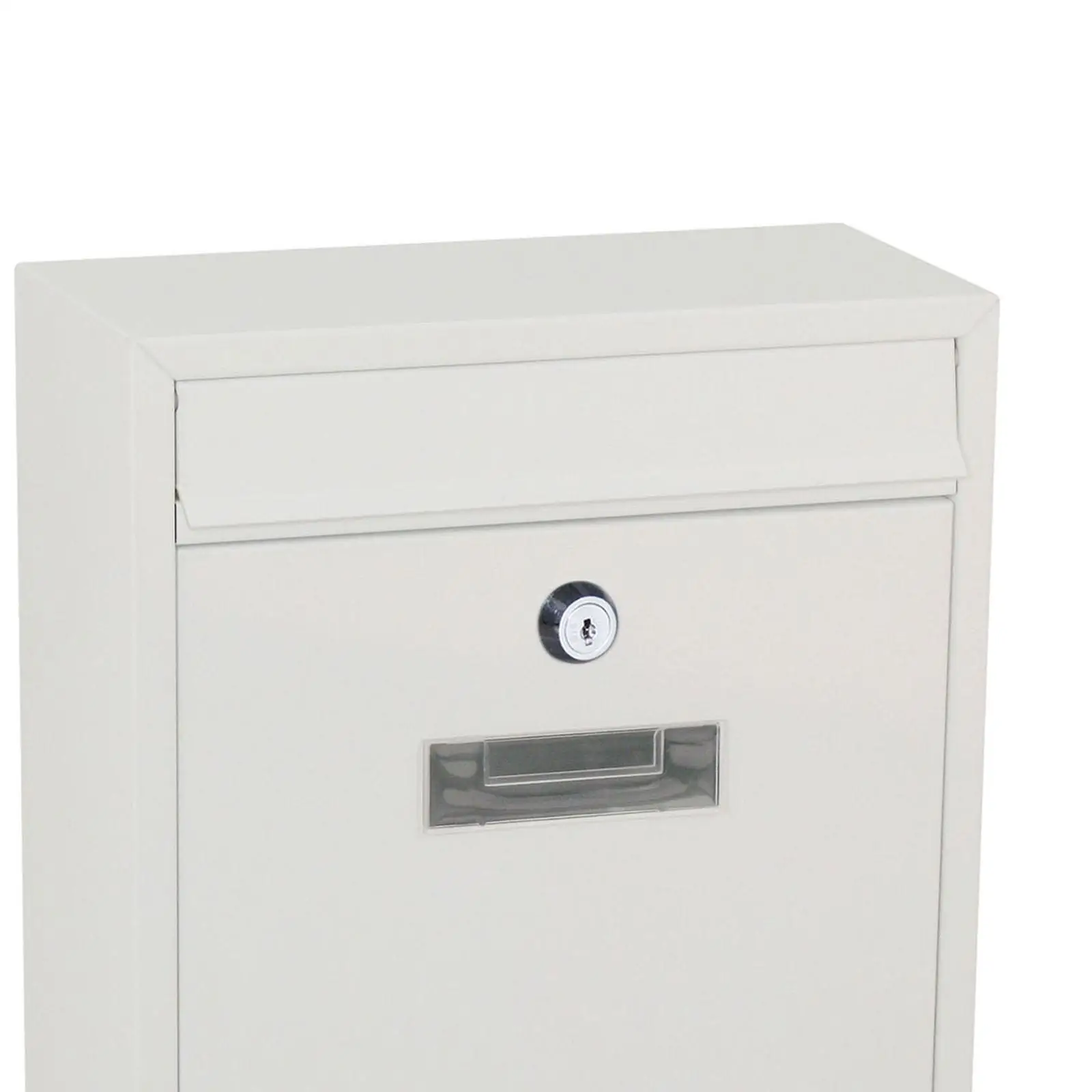 Retro Style Wall Mount Mailbox Lockable Metal Large Capacity Drop Box Post letter Box Letterbox Postbox for Home Decorative