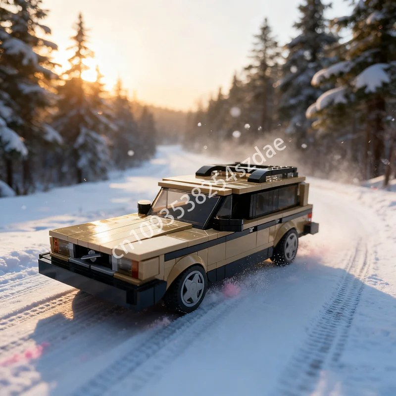 

411 шт. MOC Brick Wagon City Champions Модель суперкара Строительные блоки Игрушка DIY Творческая идея Рождественский подарок Образование Дети