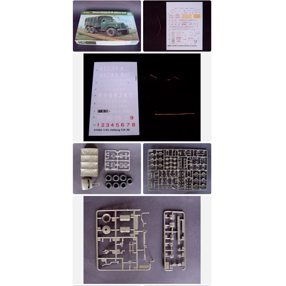 

Trumpeter 01002 1:35 Scale China Liberation CA-30 CA30 2.5 ton Troop Truck Plastic Assembly Model Kit Hobby Craft Building Toy