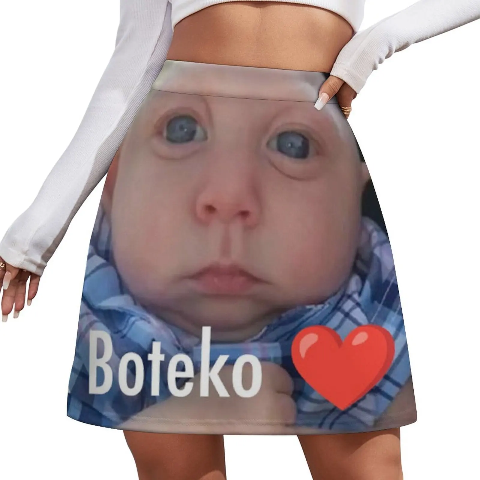 Jank Boteko Mini-saia feminina, roupa exterior, novo