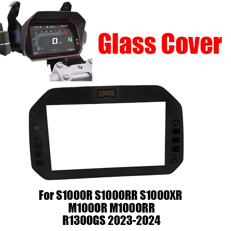 

For BMW S1000R S1000RR S1000XR M1000R M1000RR R1300GS 2023-2024 Motorcycle Accessories LCD Front Glass Instrument Cluster Cover