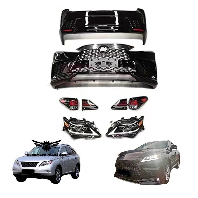 

2023 Rx500h F Sport Facelift Bumpers Bodykit 2009-2013 For Lexus Rx rx270 rx300 rx350 rx450 Body Kit