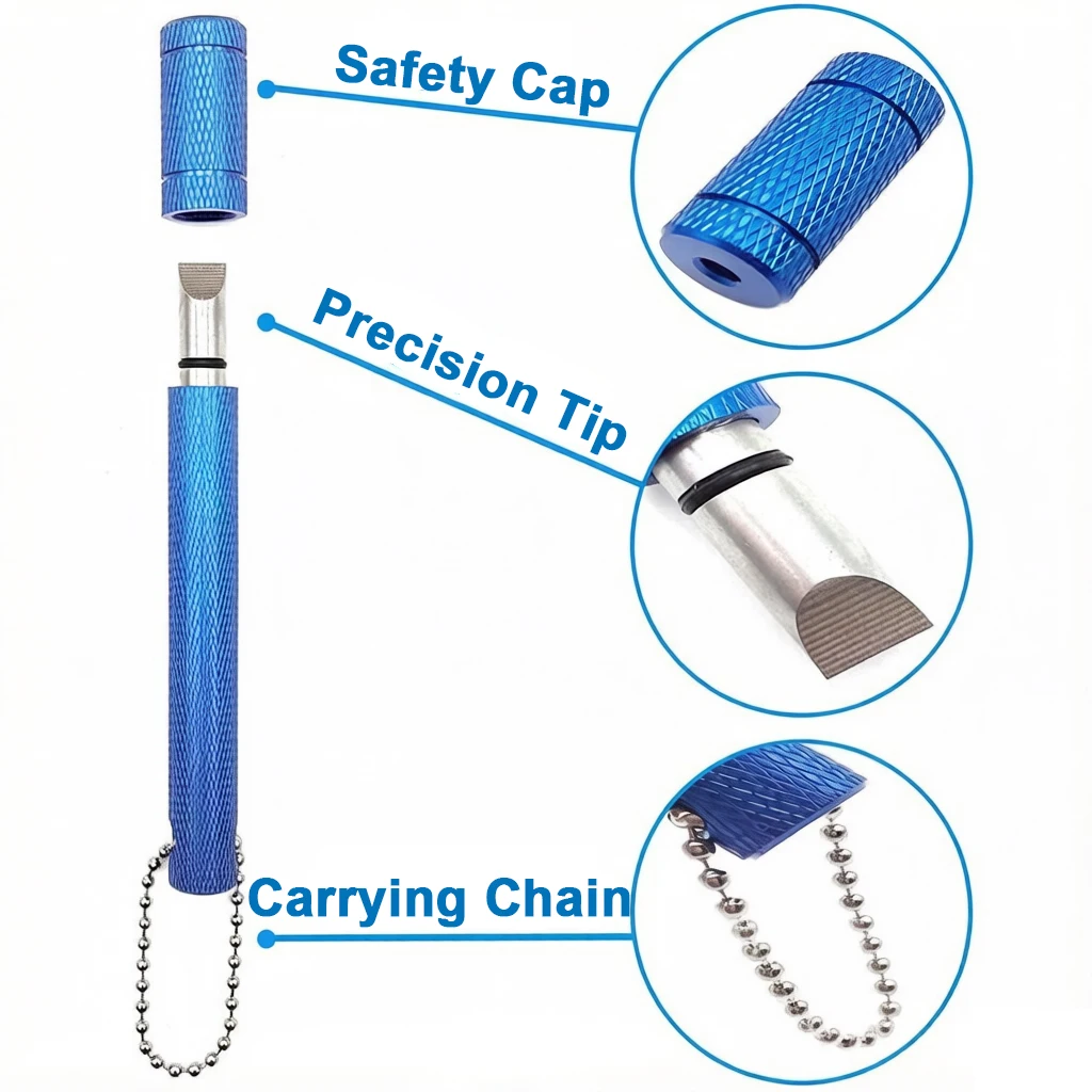 Golf Club Grooving Sharpening Tool U V Type Square Regroover Wedge Cleaning Accessory For Golf Club Cleaning
