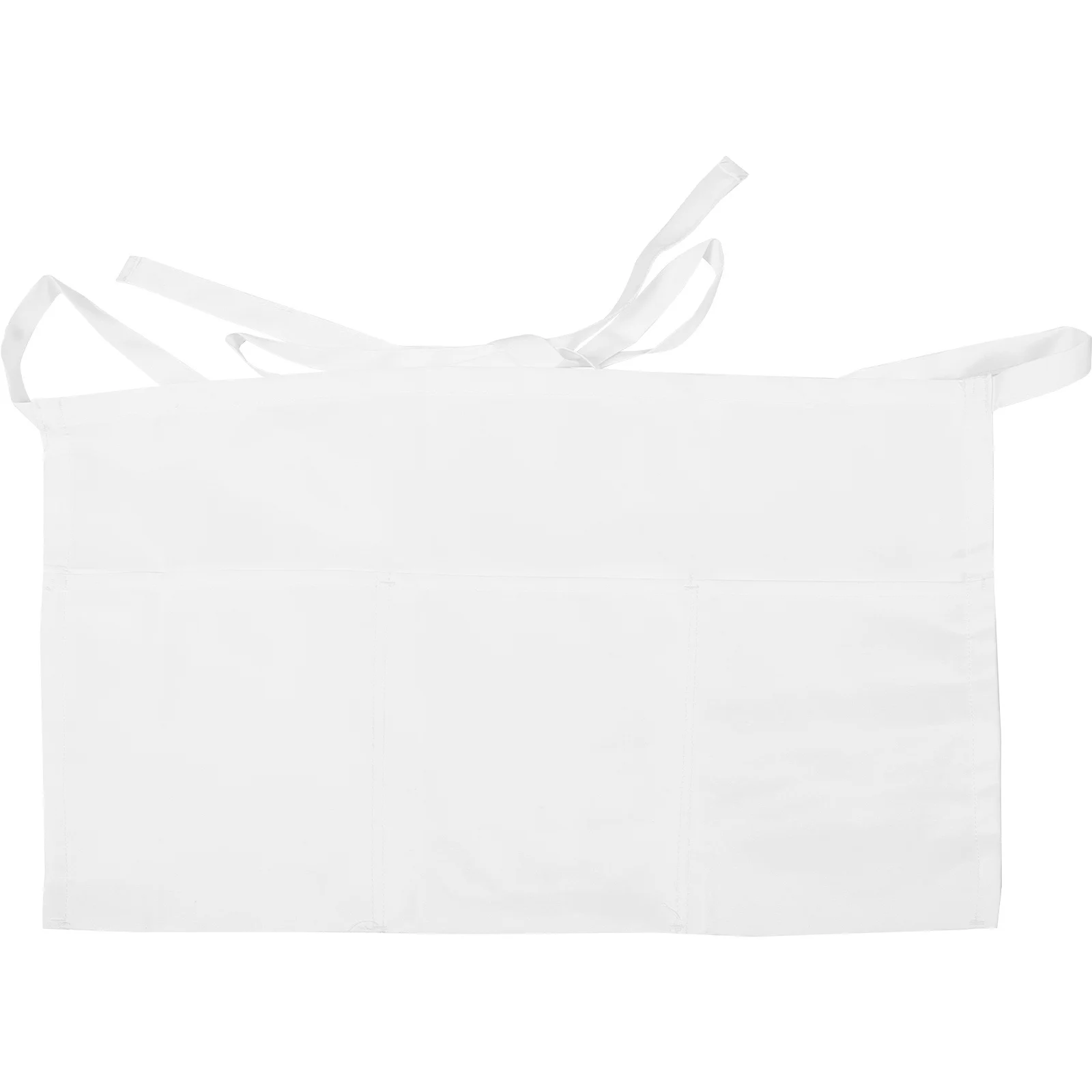 Grembiule da cucina per cantina, traspirante, durevole, in cotone poliestere, mezzo grembiule corto da cucina con cameriera tascabile