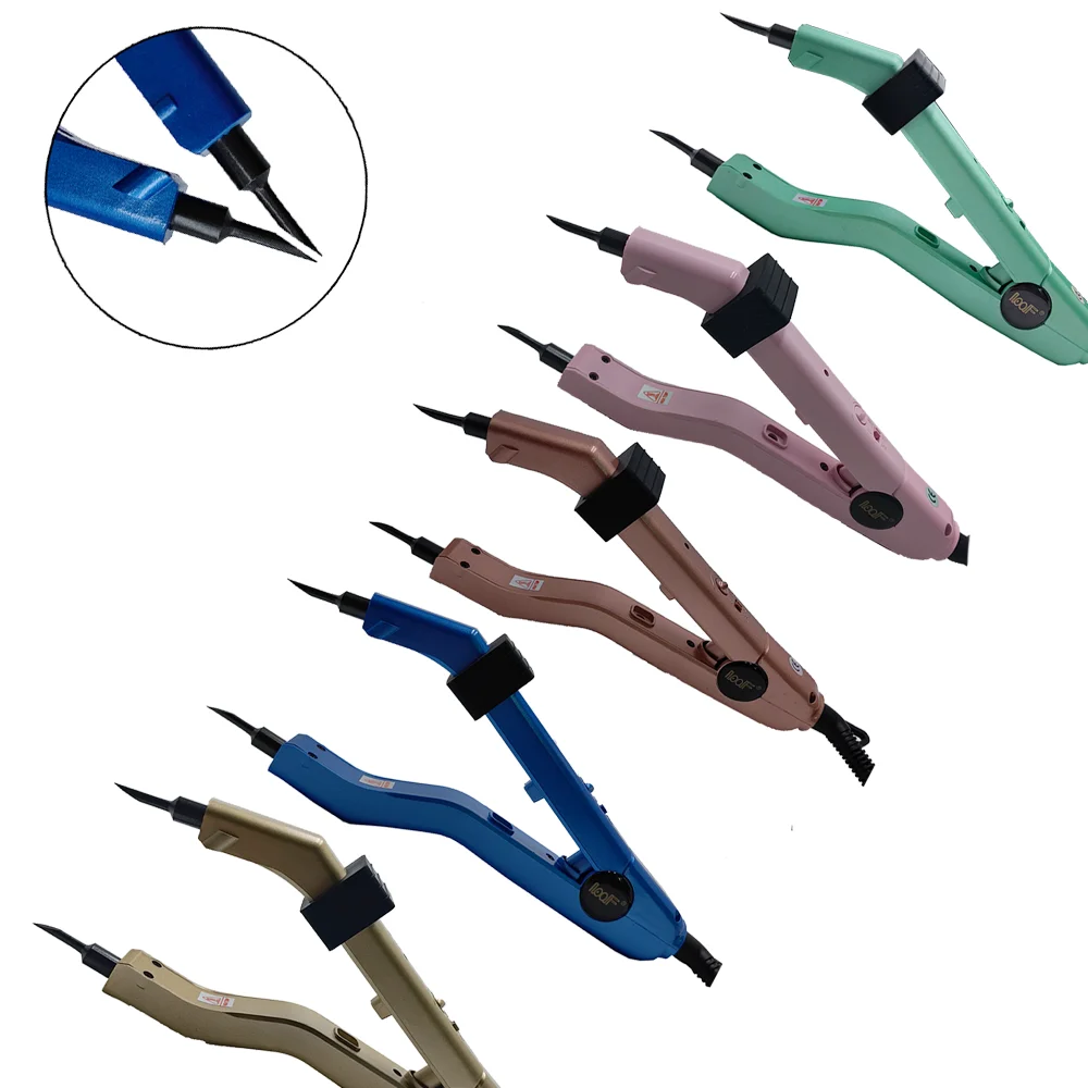 The Latest Version Sharp Tip Joint JR-609 Professional Heat Iron Hair Connectors Keratin Hair Extensions Tools EU/AU/US/UK Plug