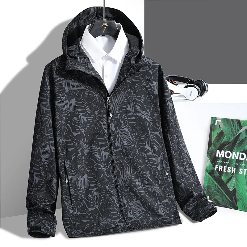 

Active Outdoor Spring Fall Raincoats Windbreaker Boy Girl Windproof Waterproof Cardigan Lightweight Men Women Hooded Rain Jacket