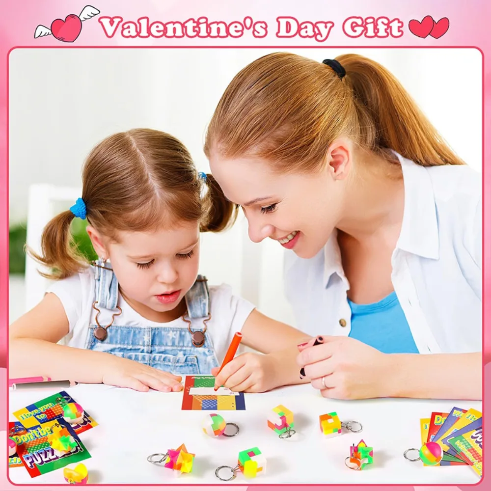 10-30 Stück Kreative Spezialform-Schlüsselanhänger zum Zusammenbauen, Geburtstag, Hochzeit, Karneval, Feier, Klassenzimmer, Party, Geschenk, Preis – Detail 4