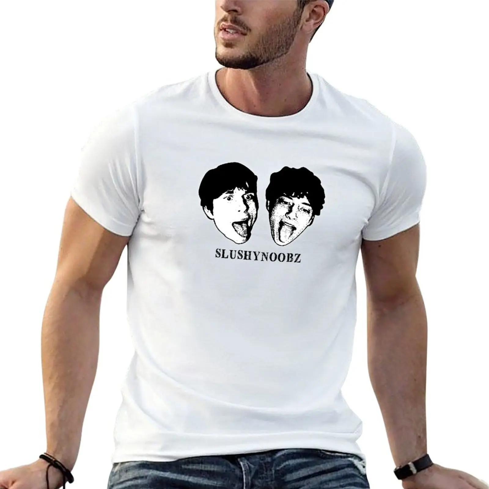 

Slushynoobz T-Shirt t shirts for man graphic vintage funny t shirts man man t shirt luxury T-shirt
