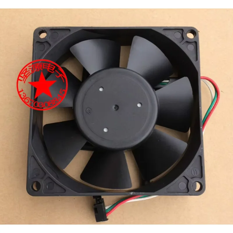 Mechatronics A9225H48B1 FS DC 48V 0.10A 92x92x25mm Ventilador de refrigeración de servidor de 3 cables