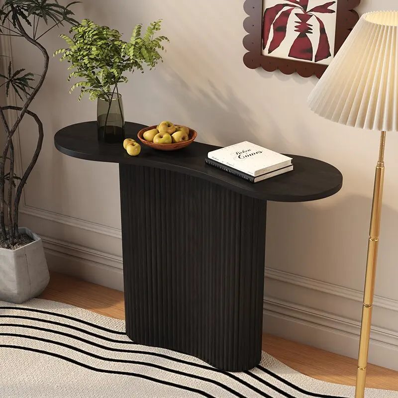 

Italian Simple Console Table Curved Design Premium Trendy Console Table For Hallway Modern Recibidores Para Entrada Furniture