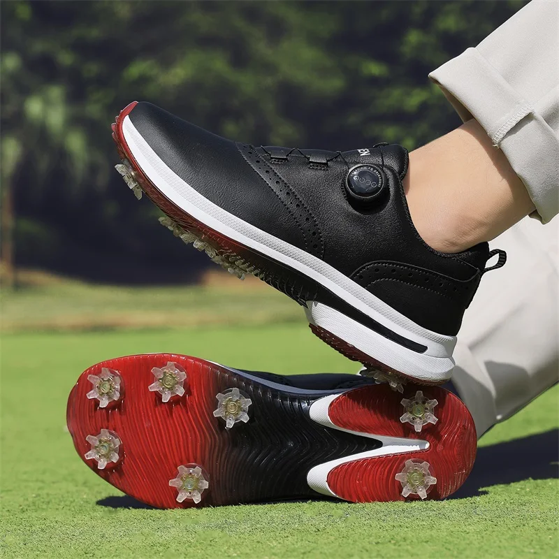 

The new men's golf shoes MDSNEC-CON feature a nailed anti-slip sole, ultra-fine upper, new style, super cool outfit, bagged, sui
