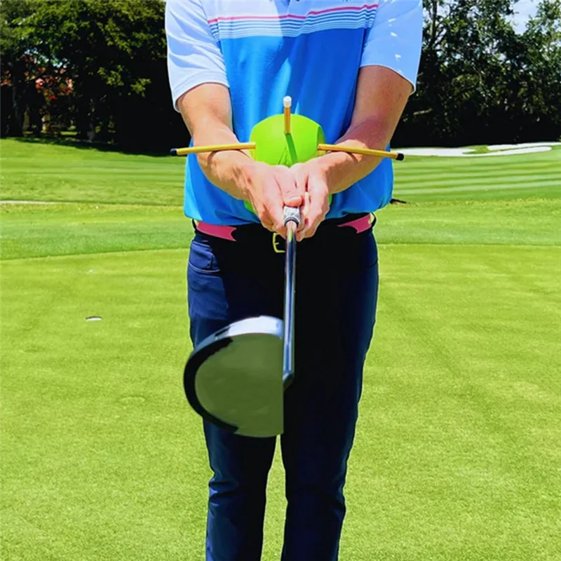 

Golf Swing Arm Postures Corrector Golf Swing Trainer Connecting Ball Swing Training Aids Golf Chipping Accessories