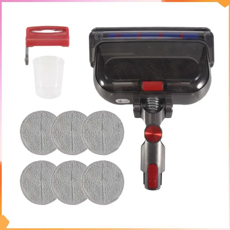 

Electric Mop Head For Dyson V7 V8 V10 V11 V15 Vacuum Cleaner, Mop Attachment With LED Headlights Water Reservoir