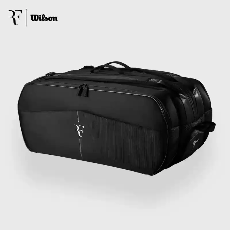 Теннисная сумка Wilson 2025 года, рюкзак с ракеткой для турниров RF, 6PK, 9PK, 15PK, профессиональная спортивная теннисная сумка большой вместимости для мужчин и женщин