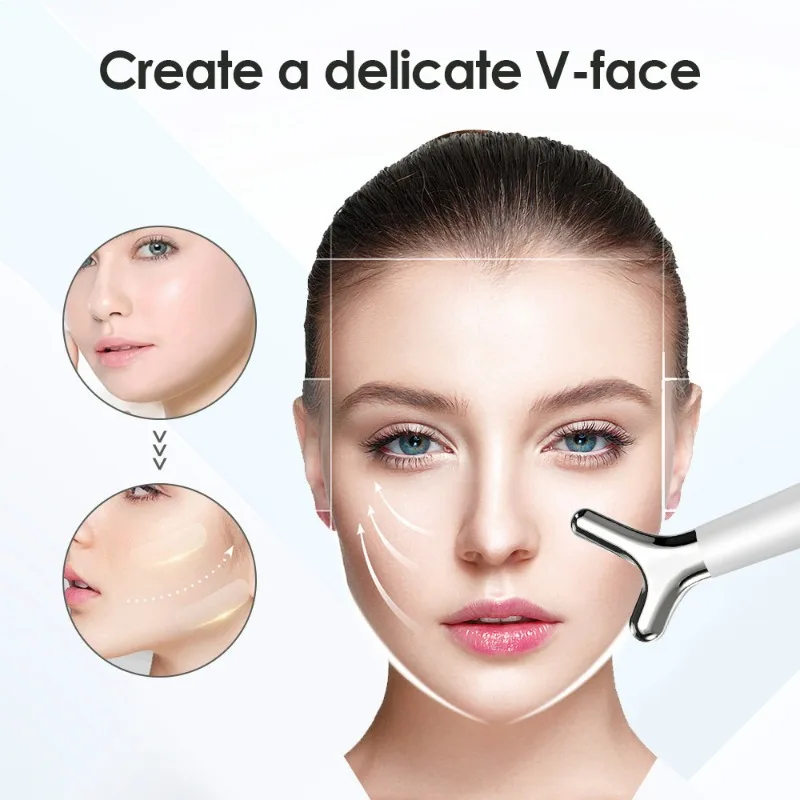 Trending Products 2024 New Arrivals Neck Lift Beauty Device  age r device 4-in-1 facial red blue light skin care  skin care